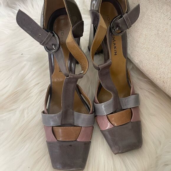 Beautiful square toe Patent strap Weave heel! - Picture 1 of 9